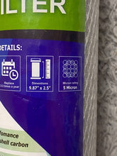 Load image into Gallery viewer, Carbon Block Water Filter 9.87" x 2.5" 5 Micron Whole House Cartridge
