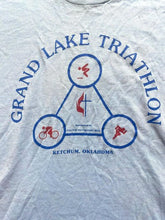 Load image into Gallery viewer, VTG Grand Lake Triathlon Shirt Adult Large Eagle Christian 80s Single Stitch Men

