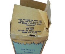 Load image into Gallery viewer, Antique 1932 Ice Cream Box Vic and Kai Peel-Pail Advertising One Pint Bloomer
