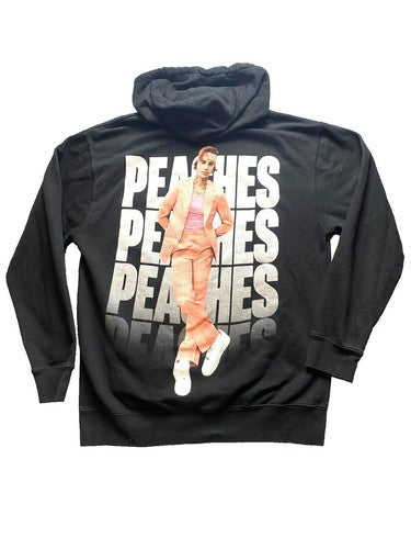 Justin Bieber Sweatshirt Adult Medium Black Peaches Hoodie Sweater Justice Mens