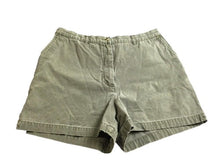 Load image into Gallery viewer, Eddie Bauer Shorts Womens 12 (32" Waist) Sage Green Flat Front 3.5" Inseam Lady
