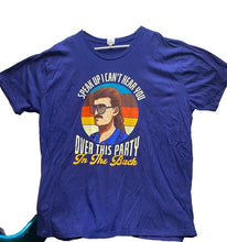 Load image into Gallery viewer, Funny Redneck Mullet Shirt Adult 3XL Blue Streetwear Retro Party In Back Mens
