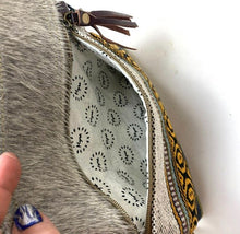 Load image into Gallery viewer, Myra Shoulder Bag Purse Crossbody Leather Strap Canvas Woven Western Boho
