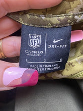 Load image into Gallery viewer, Dallas Cowboys Sweatshirt Womens Large Green Nike Dry Fit Camo NFL Football
