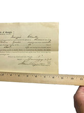 Load image into Gallery viewer, 1894 Chatham County Arrest Warrant Receiving Stolen Goods Antique Ephemera
