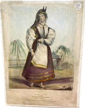 Load image into Gallery viewer, Antique J H Lynch Art Print C. 1830 Miss Love Opera Drawn on Stone Belgrade
