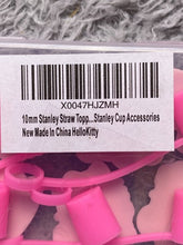 Load image into Gallery viewer, Hello Kitty Stanley Straw Toppers 10m Reusable Cover Cap Tumbler Drinking 6 Pack

