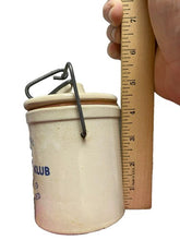 Load image into Gallery viewer, Vintage  Kaukauna Klub Mini Cheese Crock with Lid Stoneware
