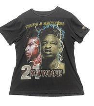 Load image into Gallery viewer, Young and Reckless Shirt Adult Medium Black 21 Savage AKA The Reaper Mens
