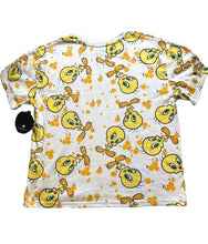 Load image into Gallery viewer, Tweety Bird Shirt Womens Large Yellow AOP Flower Looney Tunes Warner Bros NWT
