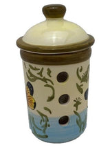 Load image into Gallery viewer, French Garlic Jar Keeper Collectible USA Edition Butterfly Hand Crafted NEW
