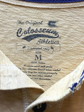 Load image into Gallery viewer, West Virginia Mountaineers Shirt Mens Medium Henley Yellowish-Tan Athleisure
