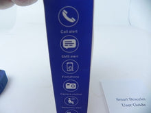 Load image into Gallery viewer, Smart Bracelet Health Tracker Step Pedometer Calories Sleep Monitor Blue
