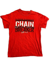 Load image into Gallery viewer, Chain Breaker Shirt Womens Medium Red 207 Summer Games GA Streetwear Skater Lady
