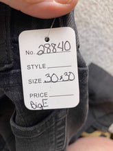 Load image into Gallery viewer, Levis 519 Jeans Mens 30x30 Denim Black Skinny Fit Premium Big E Casual Work
