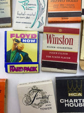 Load image into Gallery viewer, Lot Of 50 Vintage Hotel Matchbook Stick Matches Advertising Camel Winston
