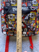 Load image into Gallery viewer, Disneyland Resort Backpack Mickey Mouse AOP Spell Out Pin
