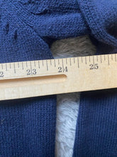 Load image into Gallery viewer, IZOD Sweater Adult Extra Large Navy Blue V-Neck Outerwear Knit Pullover Mens
