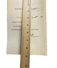 Load image into Gallery viewer, 1892 Convict Camp Requisition Jailer Prisoner Georgia Antique Ephemera
