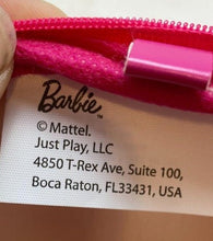 Load image into Gallery viewer, Barbie Make-Up Bag Rainbow Clear Bag Holographic Mattel Festival Concert Travel
