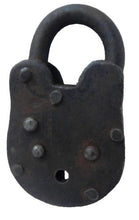 Load image into Gallery viewer, Padlock with Alcatraz Tag Cast Iron, Antique Finish with No Keys
