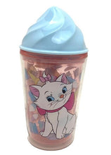 Load image into Gallery viewer, Disney Marie Aristocats Tumbler Plastic Cup Ice Cream Lid No Straw
