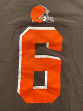 Load image into Gallery viewer, Cleveland Browns Shirt Adult Medium Brown Baker Mayfield #6 NFL Football Mens
