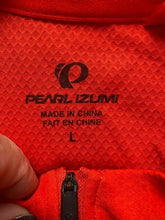 Load image into Gallery viewer, Pearl iZumi Jersey Adult Large Orange Zip Up Quest Thermal Athletic Cycling Mens

