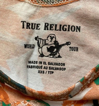 Load image into Gallery viewer, True Religion Shirt Womens Extra Extra Small Tank Top Leaf AOP Tropical Beachy
