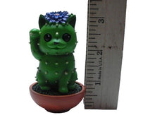 Load image into Gallery viewer, Cactus Cat Figurine Cacti Manekineko Resin Summit Collection NEW
