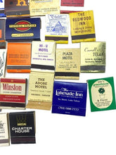 Load image into Gallery viewer, Lot Of 50 Vintage Hotel Matchbook Stick Matches Advertising Camel Winston
