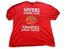 Load image into Gallery viewer, Tomato Shirt Womens 3XL Red Haters Gonna Hate Tomatoes Gonna Tomate Funny
