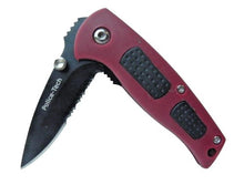 Load image into Gallery viewer, NEW Police Tech PA0002S Red Folder Knife Assisted Folding Pocketknife
