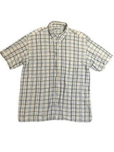 Load image into Gallery viewer, Kamro USA Shirt Adult 2XL XXL Green Plaid Button Up Pocket Casual Outdoor Mens
