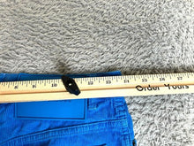 Load image into Gallery viewer, Marc Jacobs Pants Womens 24x25 Blue The Turn-Up Jean Corduroy Capri Crop Italy
