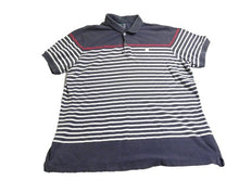 Load image into Gallery viewer, Banana Republic Shirt Adult 2XL Navy White Striped Preppy Casual Golf Polo Mens
