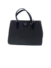 Load image into Gallery viewer, GUESS Los Angeles Handbag Satchel Purse Black Double Handled Shoulder bag Logo
