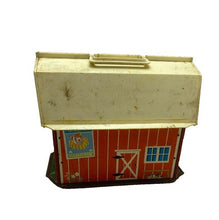 Load image into Gallery viewer, Vintage Fisher Price Toys Barn Silo No Doors 1967 Circus Poster Family Play Farm
