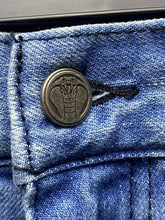 Load image into Gallery viewer, Broken Promises Jeans Womens 30x33 Denim Bad Habits Splatter Ultra Slim Stretch
