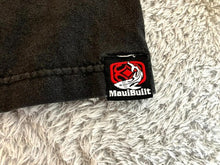 Load image into Gallery viewer, Vintage Maui Built Shirt Adult Medium Black White Tiki Hawaiian Aloha 90s Mens
