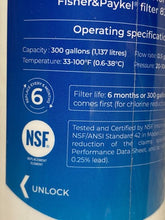 Load image into Gallery viewer, Waterdrop Refrigerator Water Filter Replacement For Fisher&amp;Paykel Filter 836848
