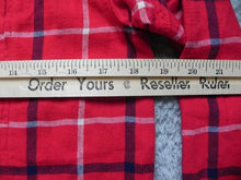 Load image into Gallery viewer, Duluth Trading Shirt Womens Extra Small Red Plaid Button Up Flannel Ladies
