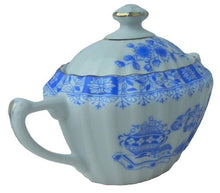 Load image into Gallery viewer, Vintage Seltmann WEIDEN Germany U.S.Z. China Blau 10 Porcelain Sugar Dish &amp; Lid
