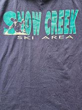 Load image into Gallery viewer, VTG Snow Creek Shirt Womens Large Navy Ski Area Skiing Collared Sportswear Lady

