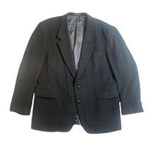 Load image into Gallery viewer, Andre Villard Sport Coat Mens 48L Black Alpaca Wool Blend Suit Blazer Paris
