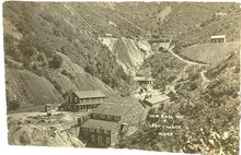 Load image into Gallery viewer, 1910 Real Photo Postcard New Engl ND Last Chance Mines Mining Town Mountain RPPC

