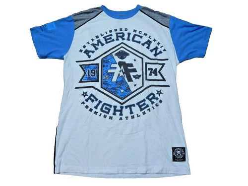 American Fighter Shirt Womens Medium Premium Athletics Training Division Ladies