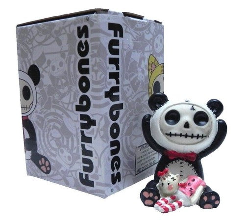 Furrybones Figurine Pandie Skeleton Panda Costume Resin Headless Doll NEW