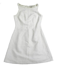 Load image into Gallery viewer, Banana Republic Dress Womens 4 White Back Zip Cocktail Rayon Sheath Casual Lady
