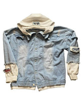 Load image into Gallery viewer, Angels of Death Jacket Womens 3XL Zack Foster Rachel Gardner Anime Hoodie Denim
